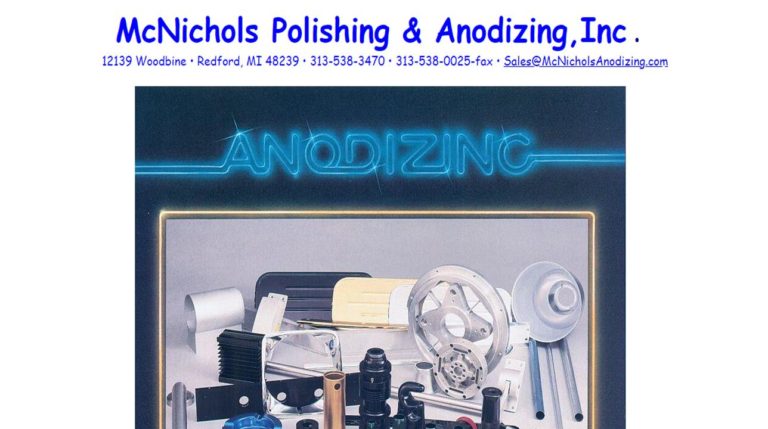McNichols Polishing & Anodizing, Inc.