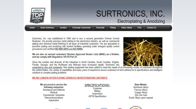 Surtronics, Inc.