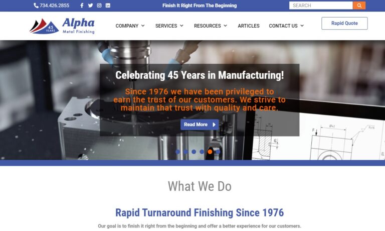 Alpha Metal Finishing Company